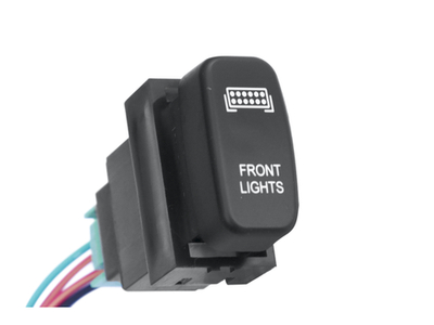 Кнопка ВКЛ/ВЫКЛ, оранжевый, FRONT LIGHTS MITSUBISHI