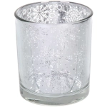 Подсвечник «Снегопад» 7*7,8 см, Серебро