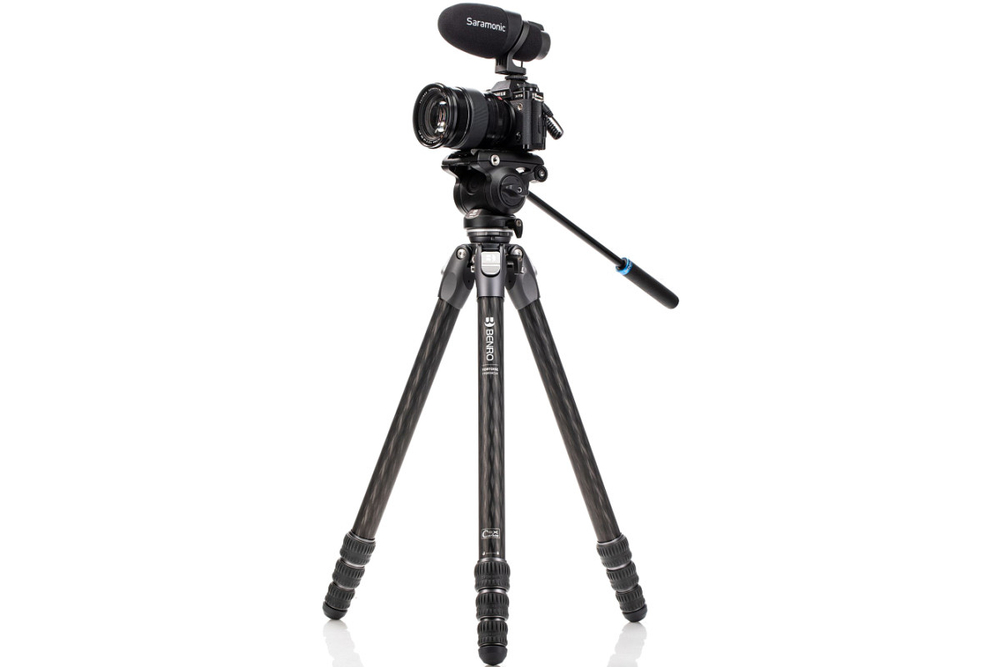 Штатив Benro TTOR34CLV+S4pro с видеоголовой карбоновый