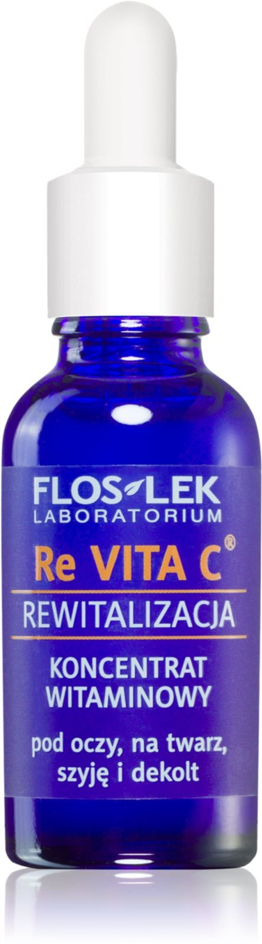 FlosLek Laboratorium Re Vita C 40+ - витаминный концентрат для глаз, шеи и зоны декольте /   30  ml  / GTIN 5905043007731