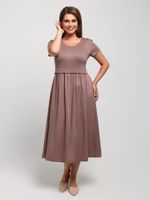 Платье Женственность Виотекс КОФЕЙНЫЙ