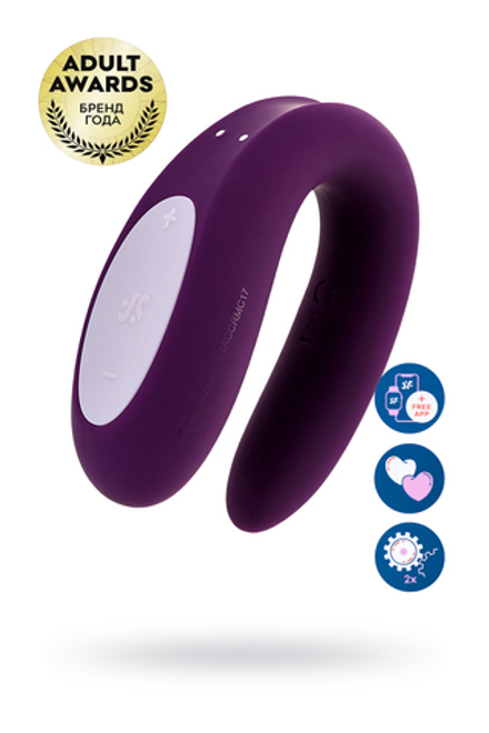 Вибромассажер для Пары Satisfyer Double Joy Violet 002408SA
