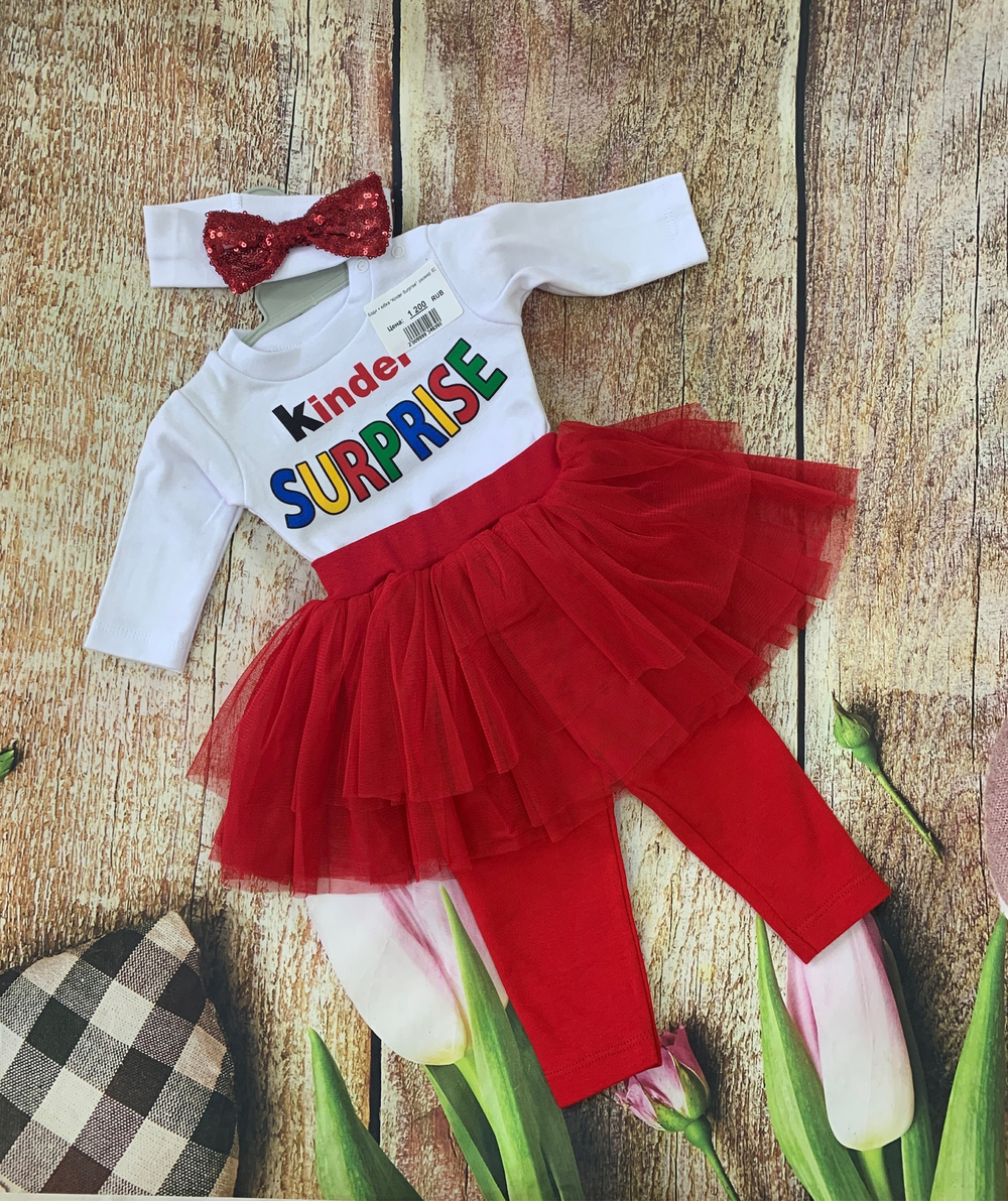 Боди + юбка "Kinder Surprise" (Размер: 68)