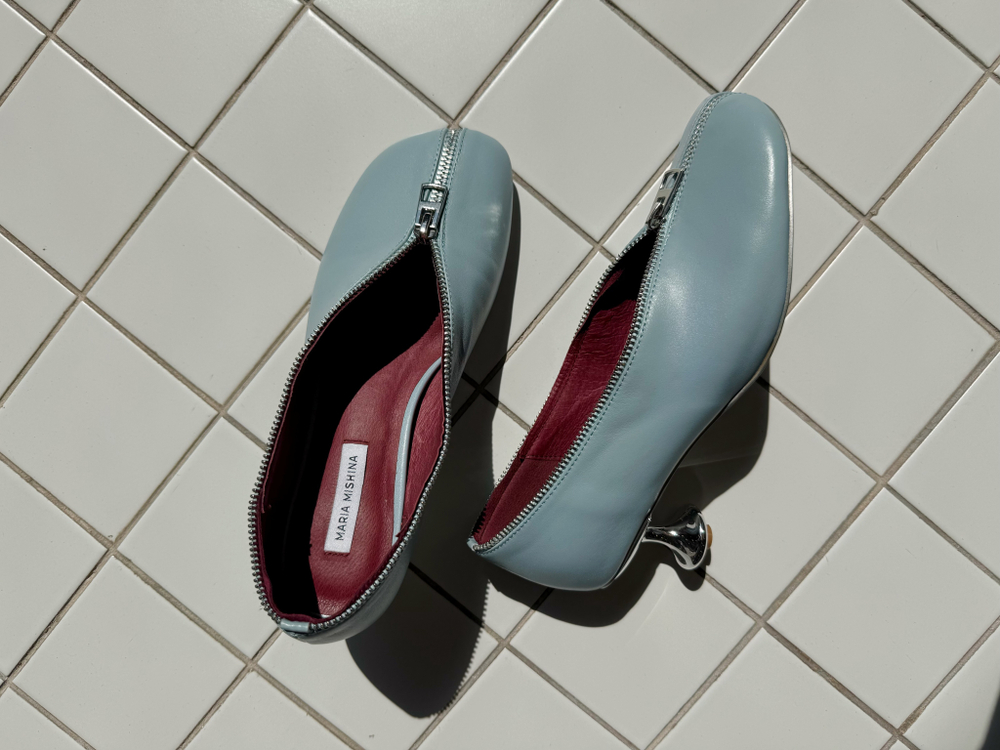 Туфли ZIPPER BLUE