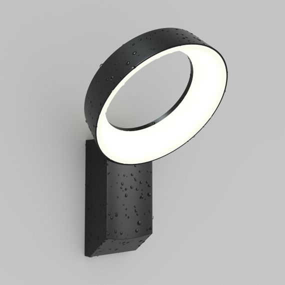 Уличный настенный светодиодный светильник Denkirs Sanvik DK9712-BK