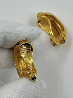 Клипсы полукольца с брашировкой Monet