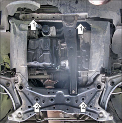 Защита двигателя и кпп для Dodge Caliber Motodor.72901