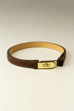 Ремень поясной замша