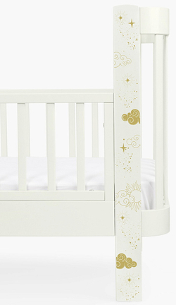 Детская кроватка-трансформер Happy baby Mommy Love в комплекте с расширением 160х70 milky