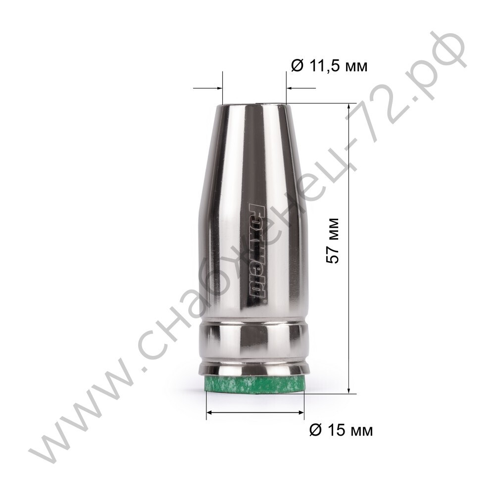 FoxWeld Сопло MIG-25 д.11,5мм сильно конич. (145.0124/MC0022, EP-25/MB-25, пр-во FoxWeld/КНР)