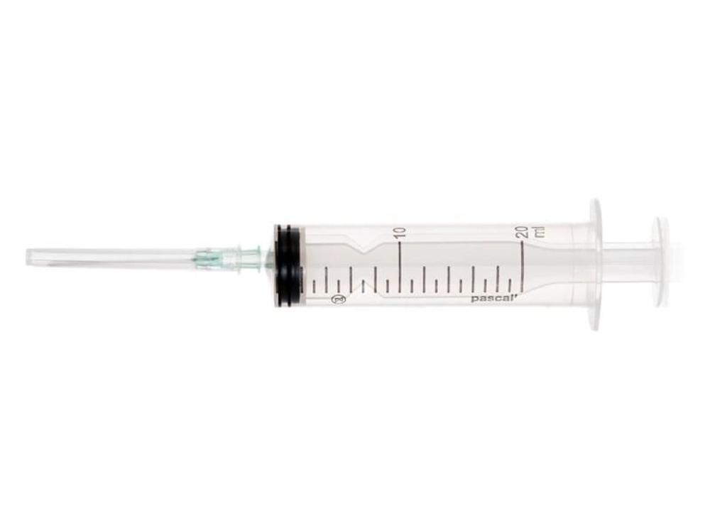 Шприц одноразовый 20 мл 3-х комп. с иглой 21G х 1 1/2" (0,8х40 мм), 80 шт
