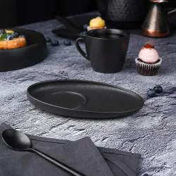 Кофейная пара 175 мл d 8,3 см h7 см Cappuccino Black Raw Stellar P.L. Proff Cuisine [6]