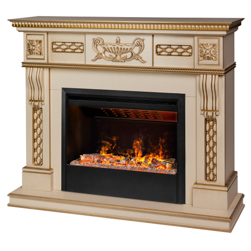 Каминокомплект Real Flame Corsica Lux 25,5/26 WT с очагом 3D Helios 26 SBG