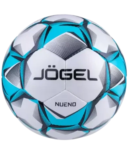 Мяч футбольный Nueno №5, белый/голубой/черный