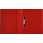 Папка на 2 кольцах А4 700мкм, красная "Кристалл" (Стамм)