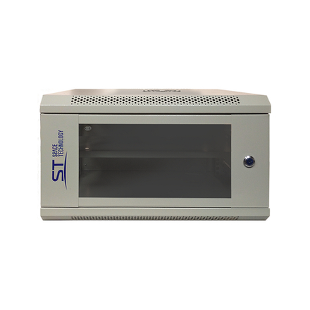 Шкаф настенный 6U ST-NC6U01 (СЕРЫЙ) С ПОЛКОЙ