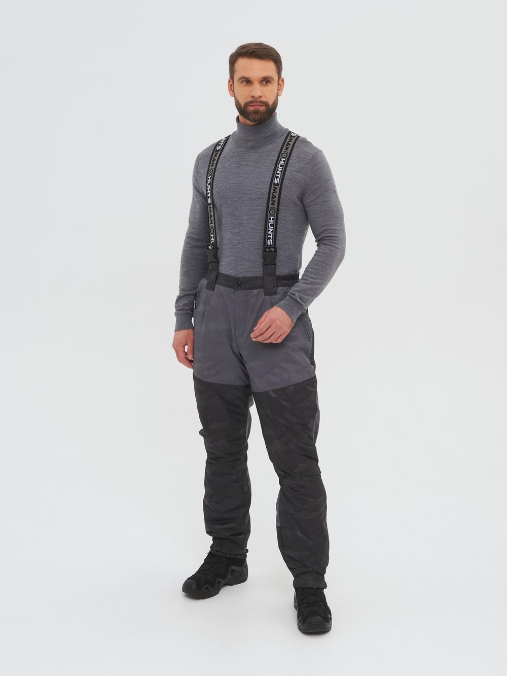 Костюм демисезонный Горка-Люкс ткань Breathable Camo цвет Серый