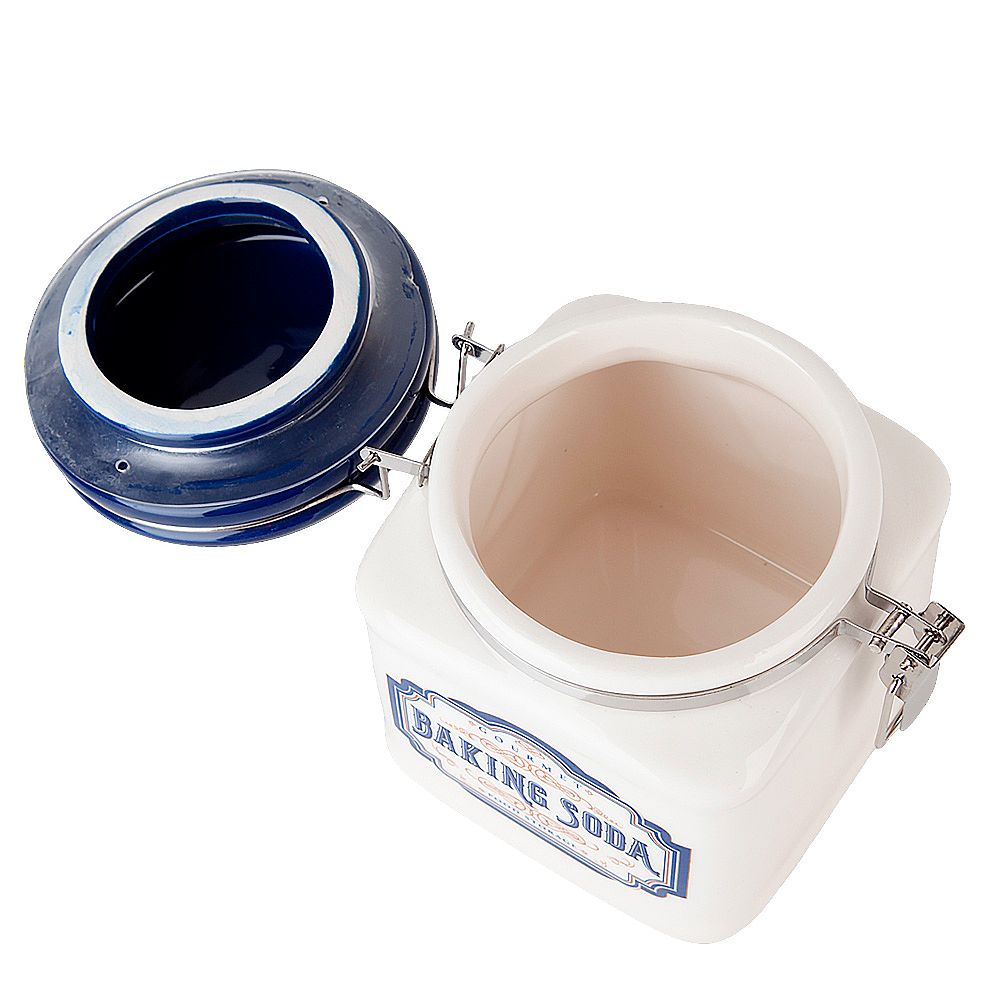 Банка для сыпучих продуктов (клипс) " " 11,5х9,5х11,5см v=480мл (подарочная упаковка)