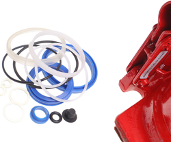 Домкрат бутылочный 10т 125-215мм низкопрофильны 2-х плунжерный GTE