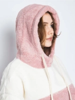 Толстовка плюшевая с капюшоном