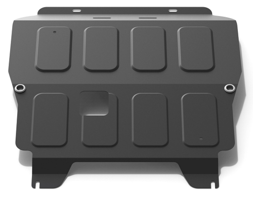 Защита картера и КПП AutoMax для Chevrolet Aveo T250 рестайлинг (V - 1.2; 1.4) 2006-2012/Chevrolet Nexia (V - 1.5) 2020-н.в./Ravon Nexia R3 (V - 1.5) 2016-н.в., сталь 1.5 мм, с крепежом, штампованная, AM.1001.2