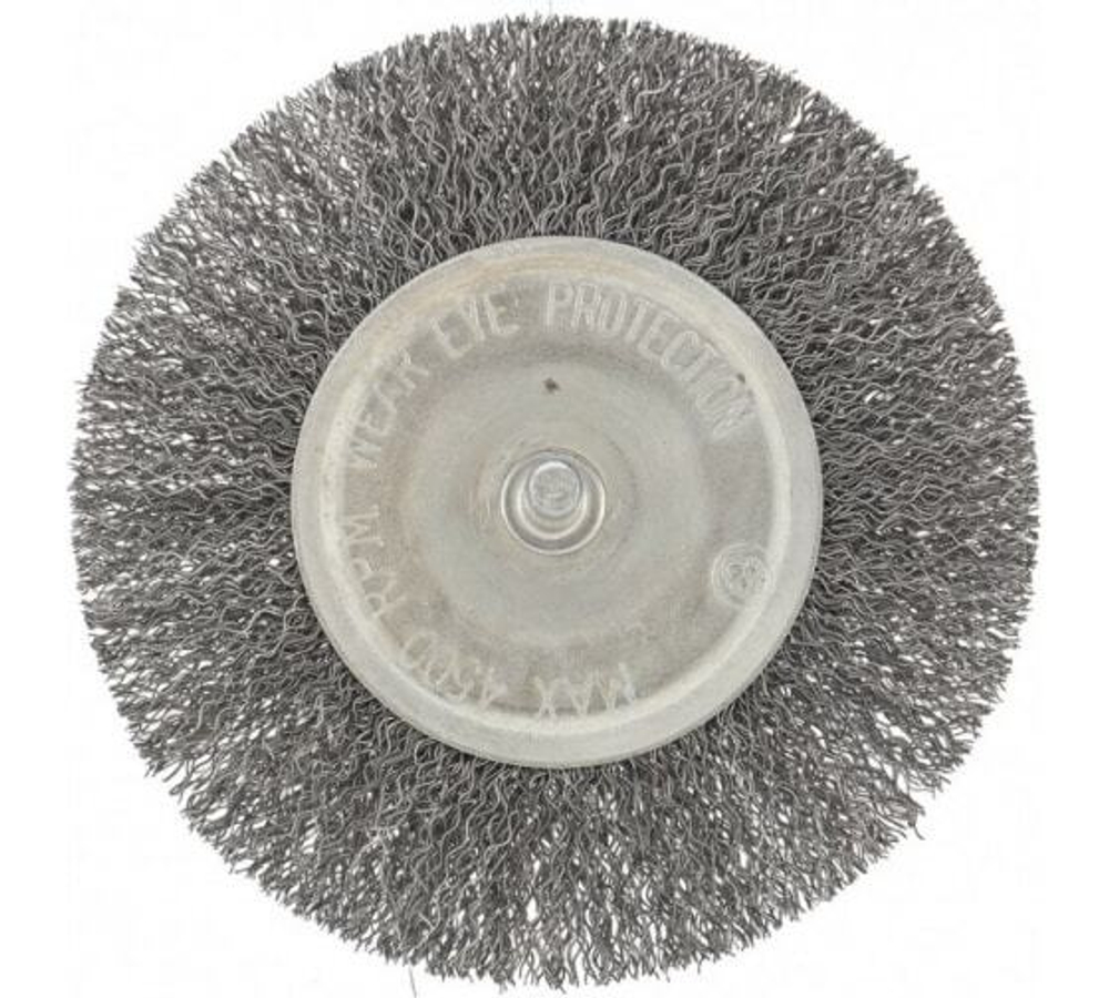 ЩЕТКА Д/ДРЕЛИ 100ММ ПЛОСКАЯ ВИТАЯ СИБРТЕХ 744507