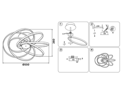 Ambrella Потолочный светодиодный светильник Line FL441
