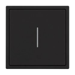 Механизм звонкового выключателя LED SWT-NOBE-MKR1-SFPL-L-BK (230V, 10A) (Arlight, Черный оникс) 061734