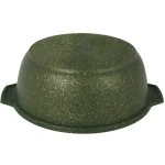 Кастрюля-жаровня 3л «Trendy style» (malachite) со стеклянной крышкой ж31tsml