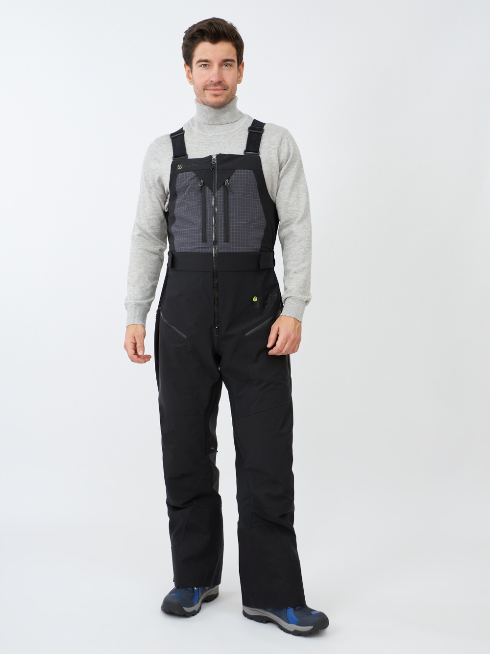 Полукомбинезон мембранный Bib Ахун (Черный)