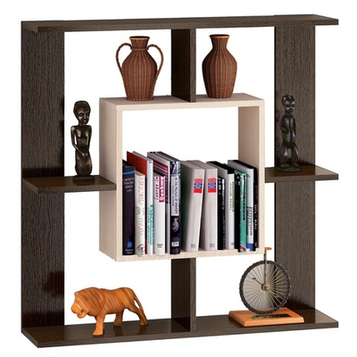 Полка навесная ПН-01, 850х850х180 (Венге/Дуб молочный)