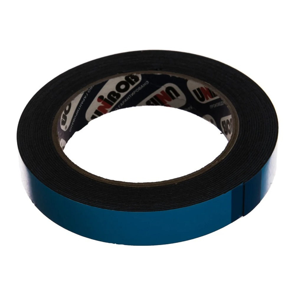 Лента двухсторонняя 19 мм 5 м для наружных работ UNIBOB