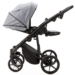 Детская коляска Adamex Mobi New 2 в 1 MN-TK60 СЕРЫЙ