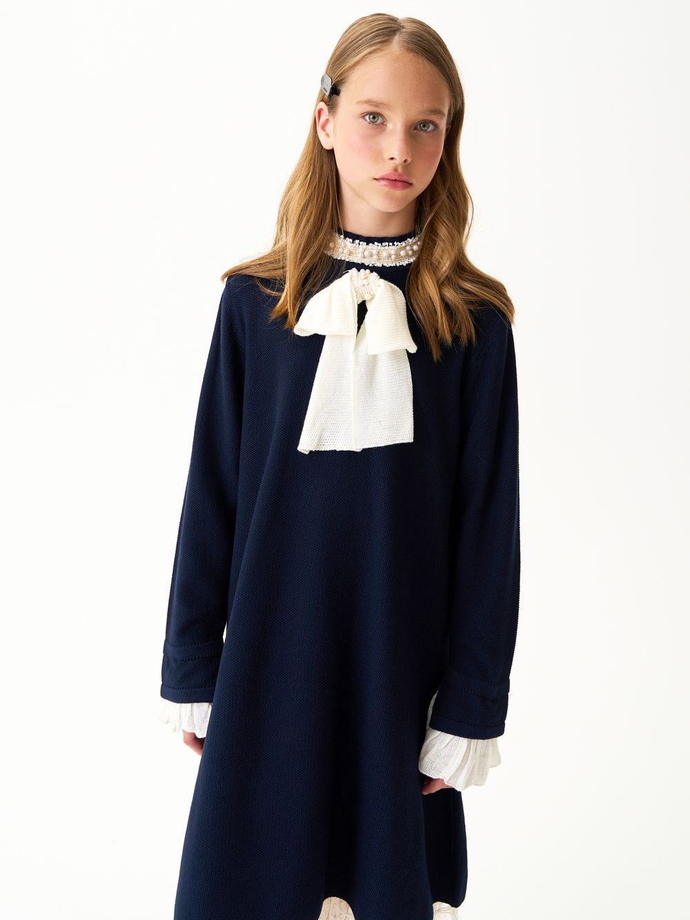 Платье для девочки AT1400 синий