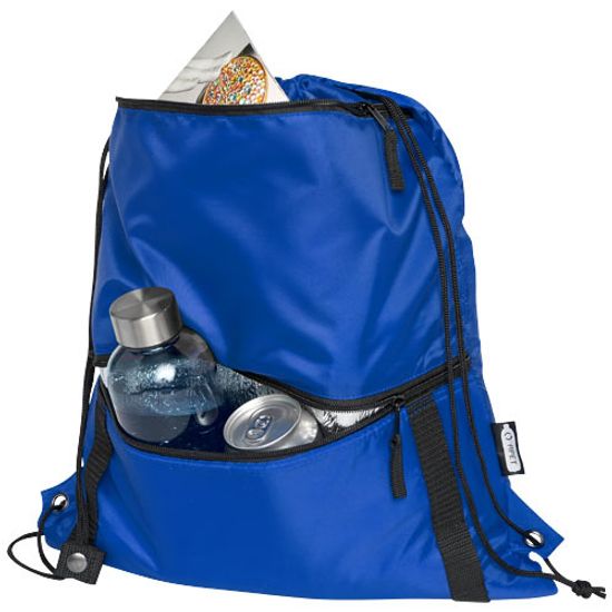 Изолированная сумка со шнурком Adventure объемом 9 л из переработанных материалов, соответствующих стандарту GRS
