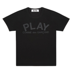 COMME DES GARCONS PLAY ФУТБОЛКА PLAY ЧЕРНАЯ