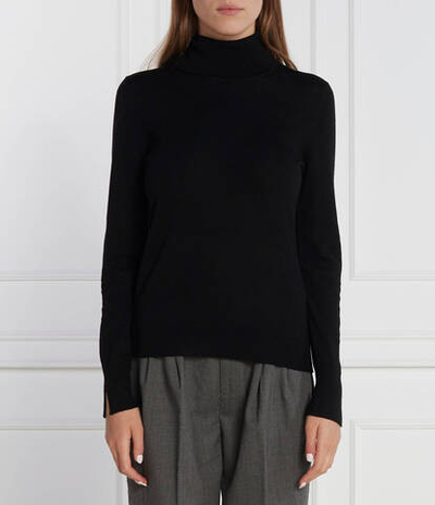 Хлопковый гольф fasecta BOSS BLACK - черный(50493846)