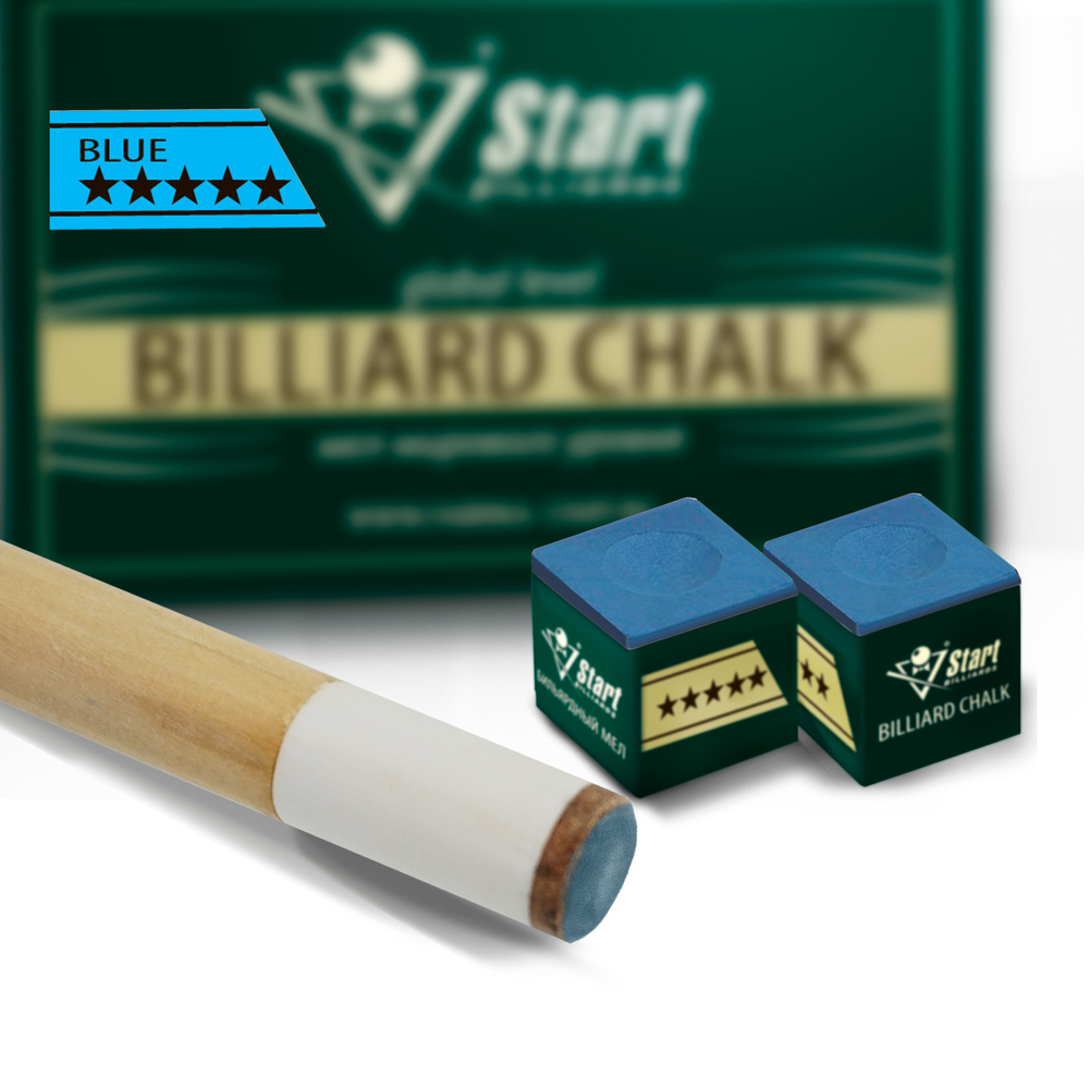 Мел Startbilliards 5 звезд синий (72шт)