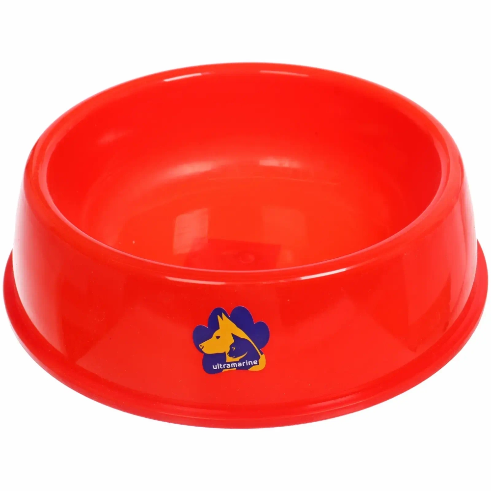 Миска пластиковая «ПЭТС», цвет красный, 21*6,5см / 780мл