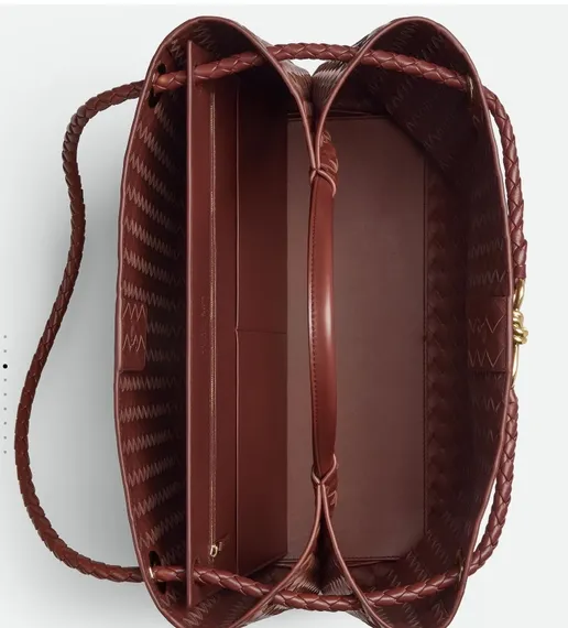 Сумка Bottega Veneta Andiamo бароло
