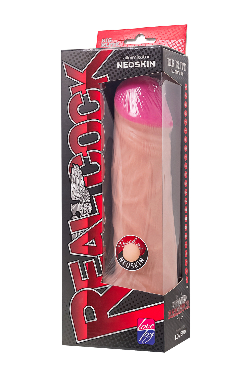 Фаллоимитатор-гигант LoveToy реалистичный телесный 27 см