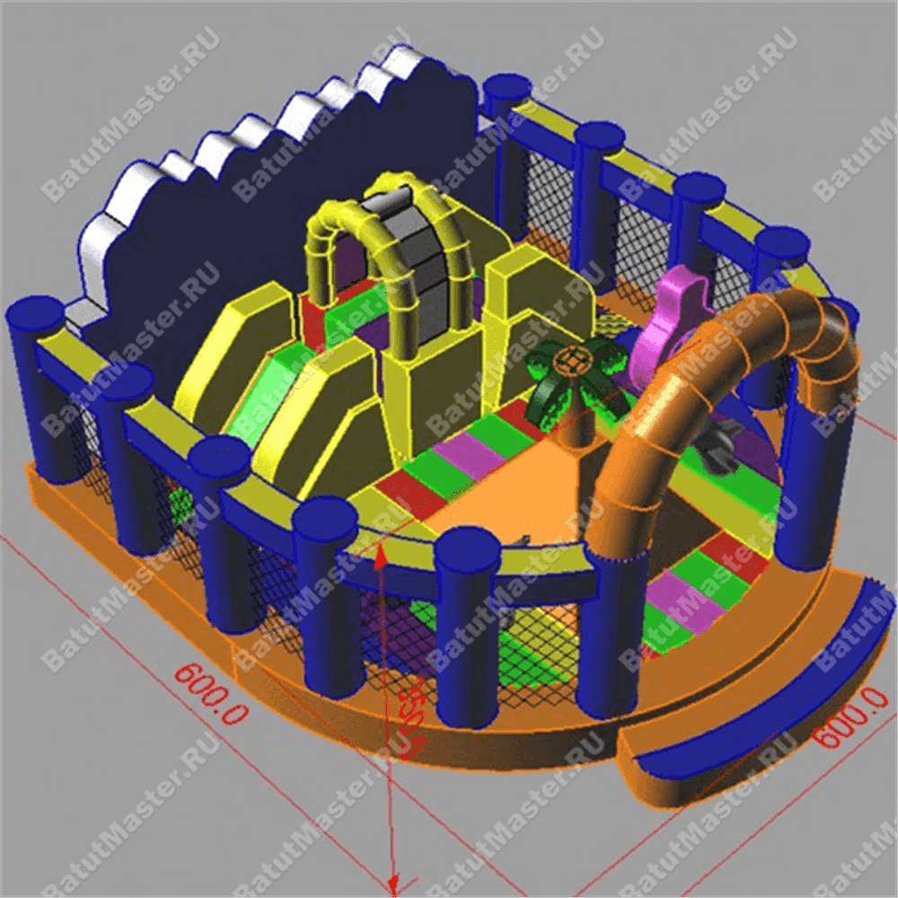 Коммерческий надувной батут "Атлантида"