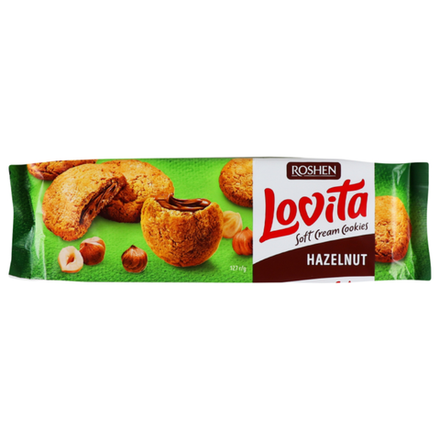 Печенье сдобное Roshen Lovita Hazelnut 127 гр