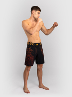 Шорты ММА Venum Quetzal Fury Black/Fury Red/Tangerine
