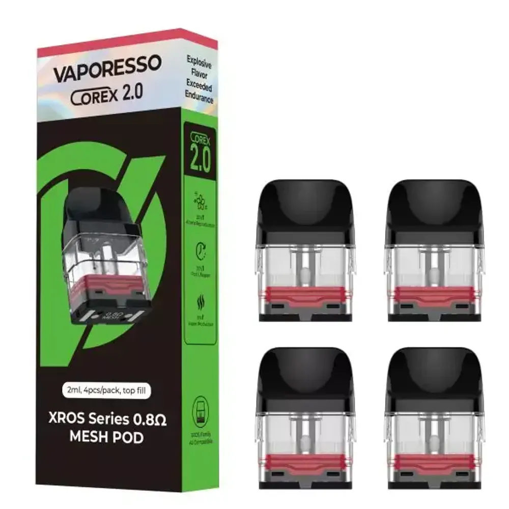 Vaporesso Corex 2.0 XROS 3ml, 0,8 oHm (4szt)