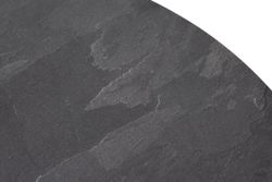 "Конте" интерьерный стол из HPL круглый Ø70см, цвет "серый гранит"