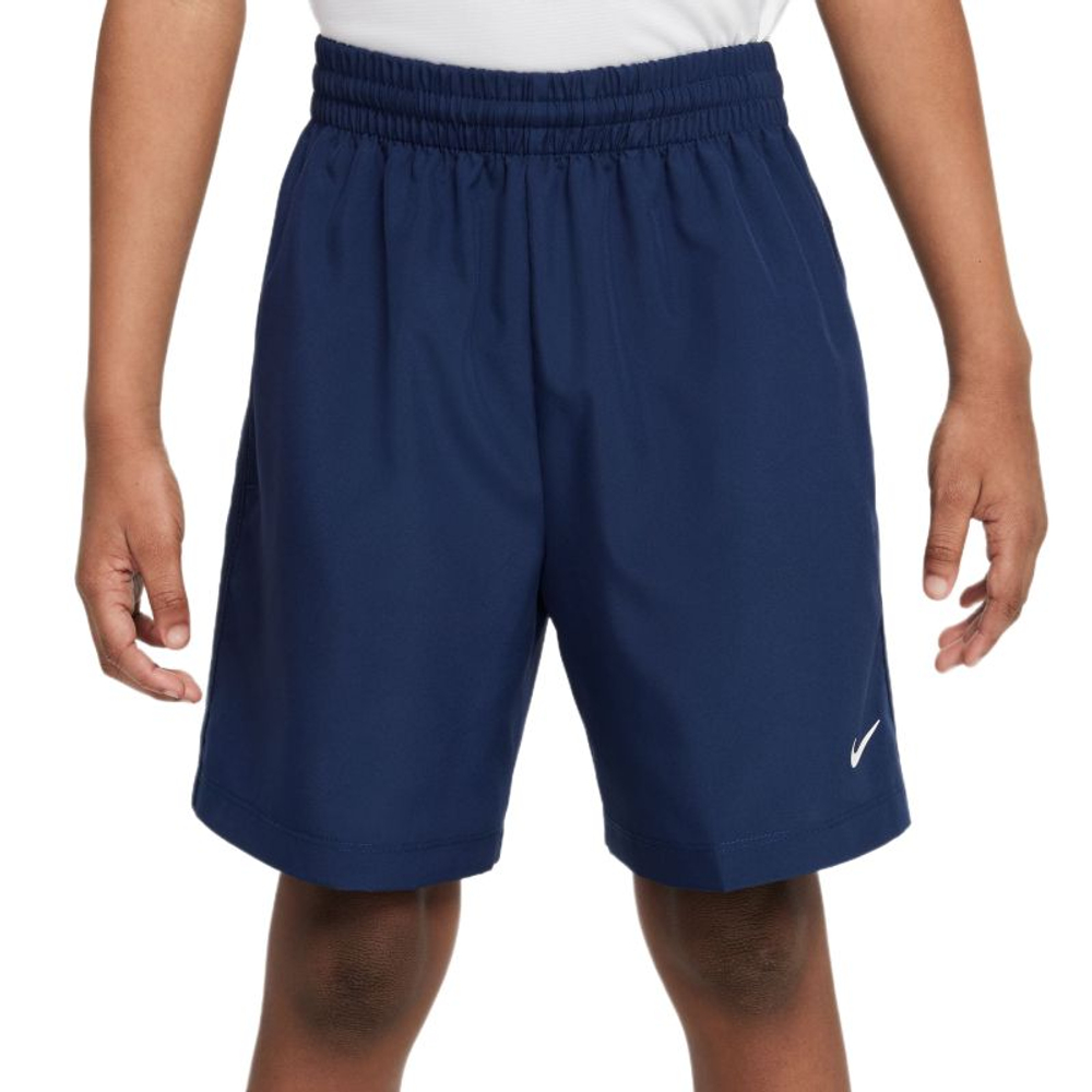 Детские теннисные шорты Nike Dri-Fit Multi+ Training - midnight navy/white