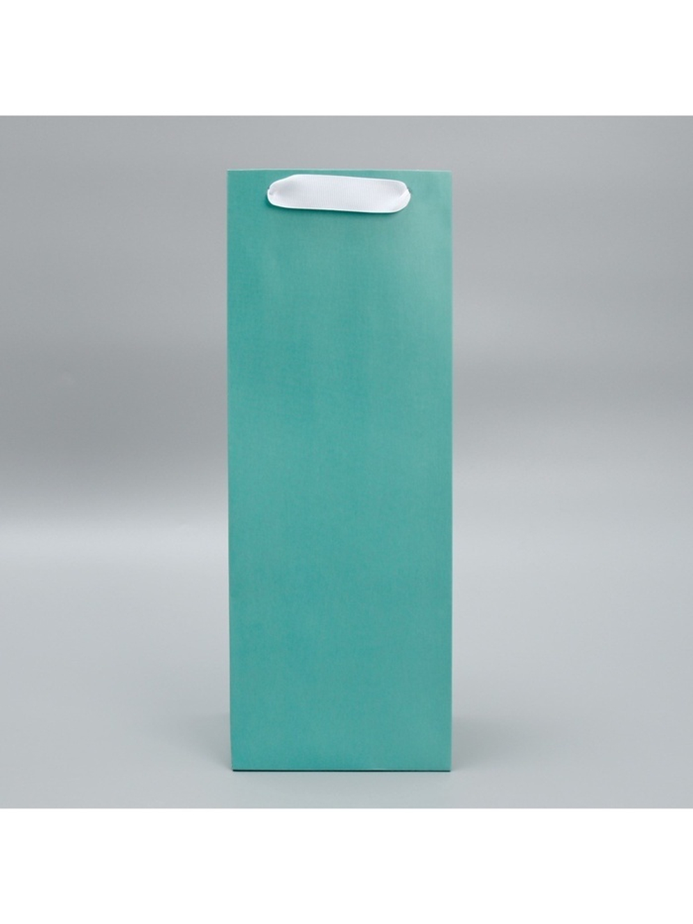 Пакет подарочный под бутылку упаковка «Тиффани» 13 x 35 x 10 см.