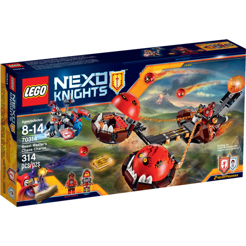 LEGO Nexo Knights: Безумная колесница Укротителя 70314 — Beast Master's Chaos Chariot — Лего Нексо Найтс Рыцари