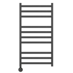 купить Полотенцесушитель электрический Point Меркурий PN83150BE П10 500x1000, левый/правый, черный